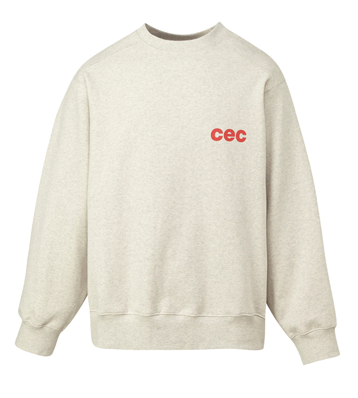 CEC Sweatshirt (Oatmeal w/ Red Logo)