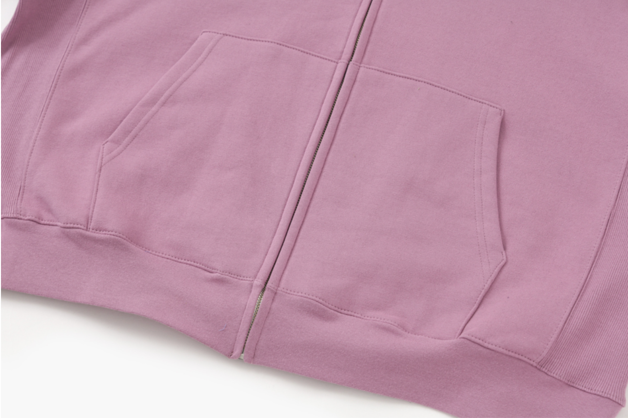 CEC Zip-up Hoodie  (Pink w/ White Logo)