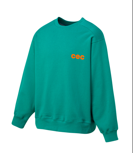 CEC Sweatshirt (Green w/ Orange Logo)