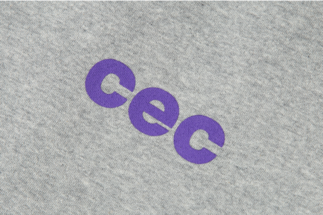 CEC Sweatshirt (Grey w/ Purple Logo)