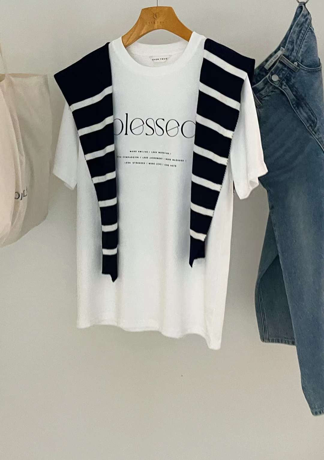 A9sday Blessed T-Shirt & Waistcoat Set