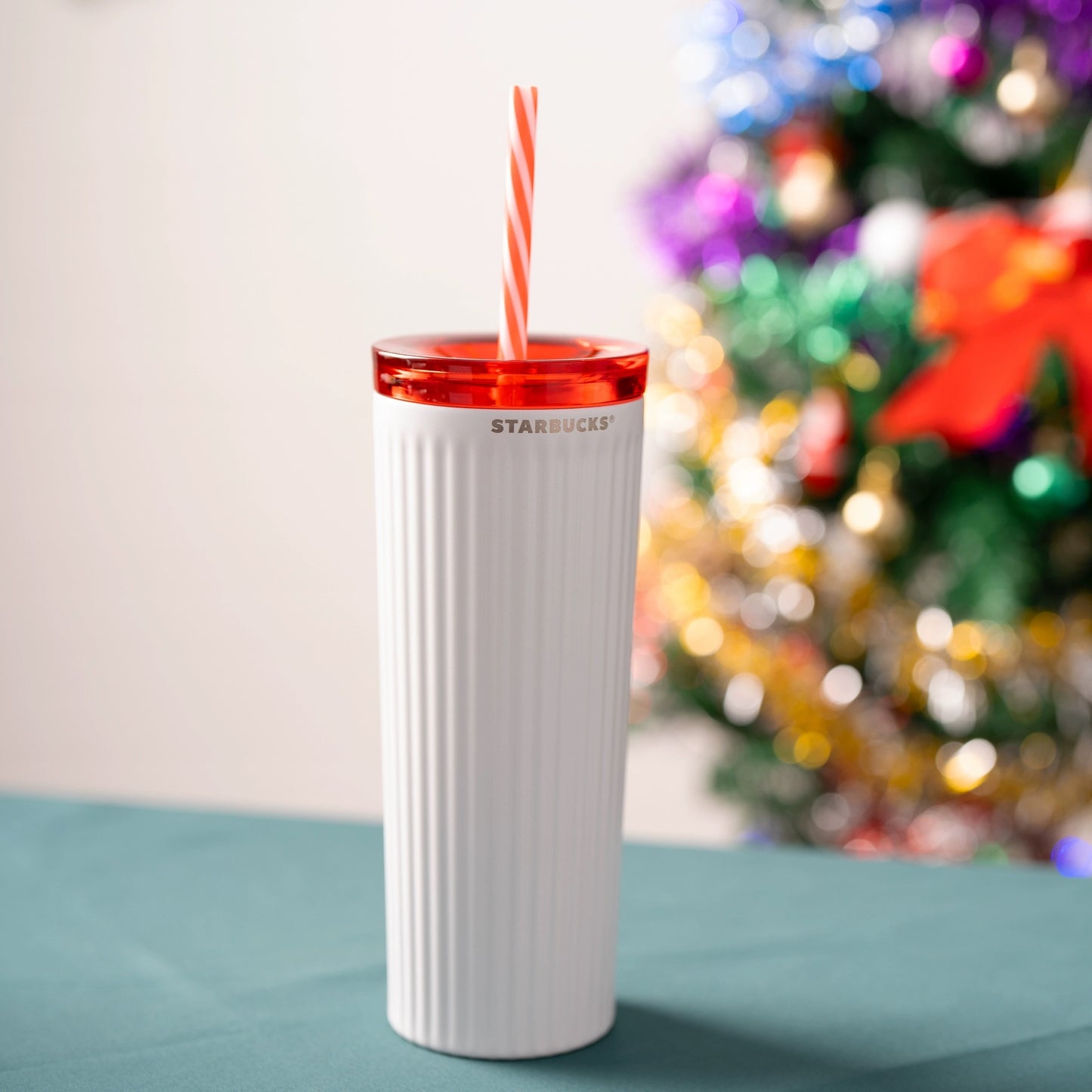 Starbucks - Red Lid Tumbler with Straw