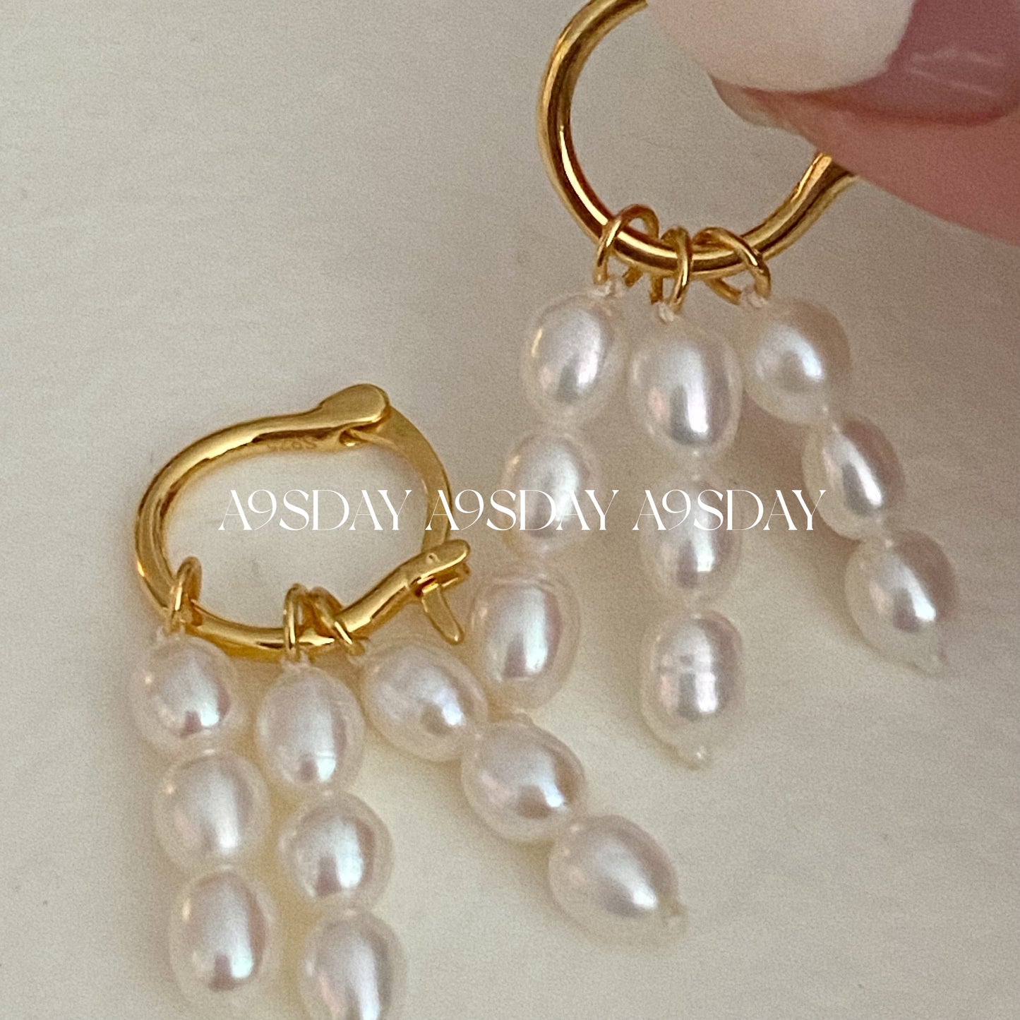 925 Silver "Sunshine" Pearl earring - E014