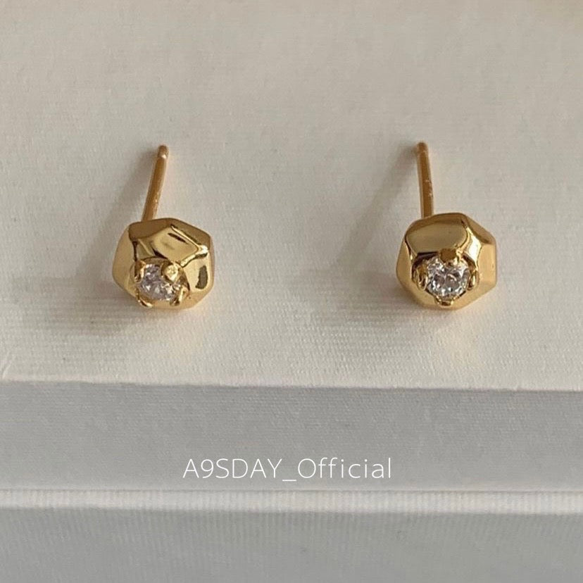 925 Silver Mini Zircon Earring - E003