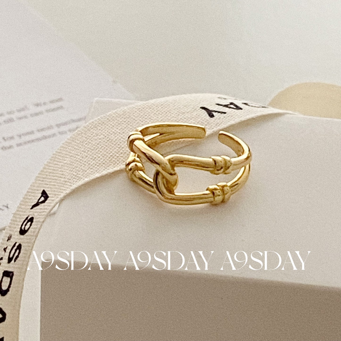 925 Silver “Knot" Ring - R008