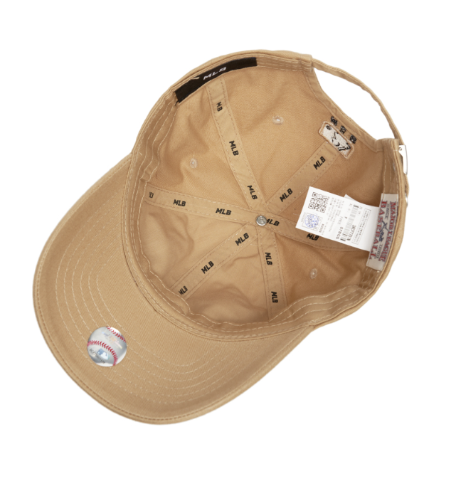 MLB Rookie Unstructured Ball Cap LA Dodgers (Beige）