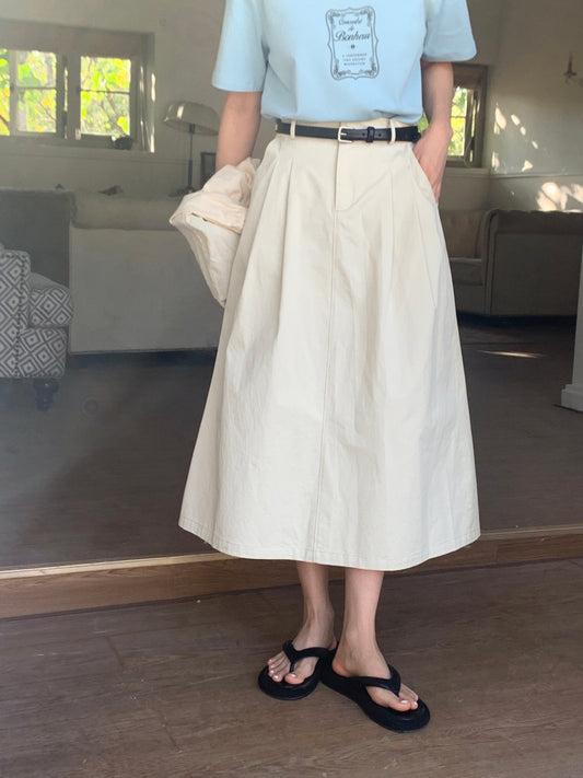 A9sday Causal Midi Skirt