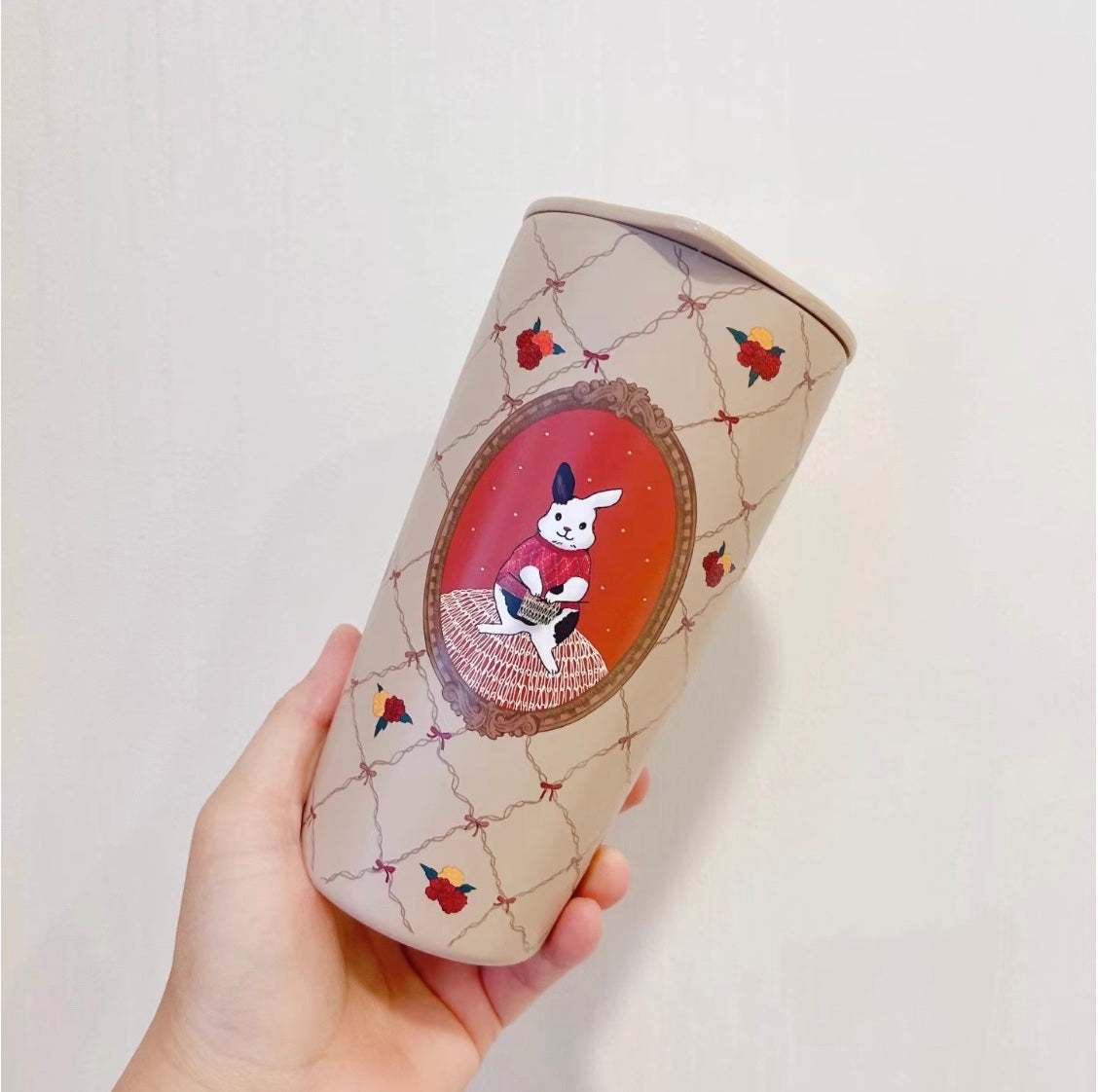 Starbucks Tumbler Fall - Rabbit with Check